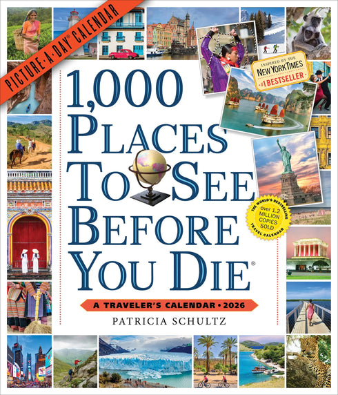 1,000 PLACES TO SEE BEFORE YOU DIE PICTURE-A-DAY® WALL CALENDAR 2026
