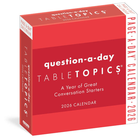 TABLETOPICS QUESTION-A-DAY PAGE-A-DAY® CALENDAR 2026