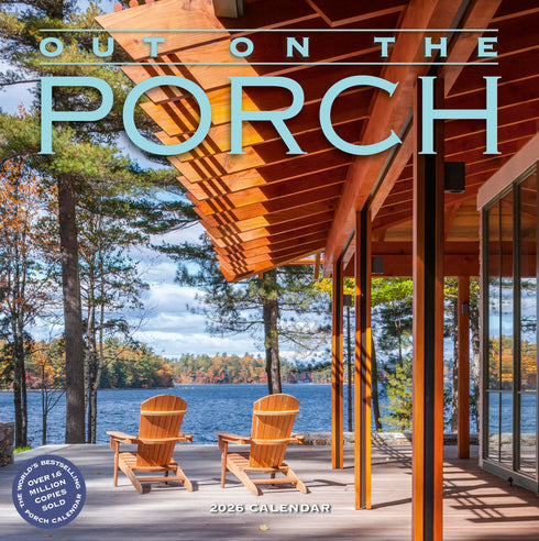 OUT ON THE PORCH WALL CALENDAR 2026