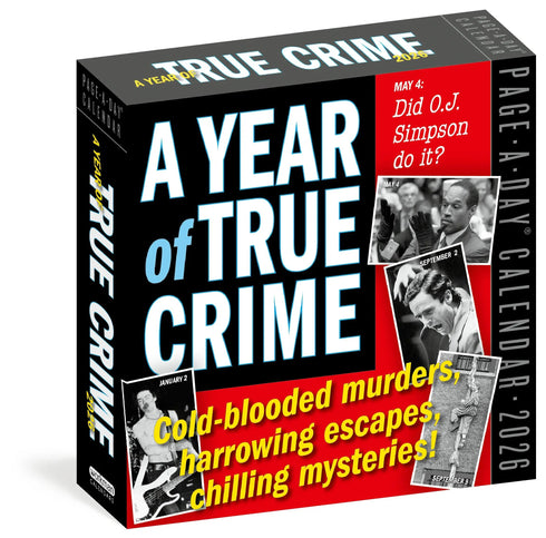 YEAR OF TRUE CRIME PAGE-A-DAY® CALENDAR 2026