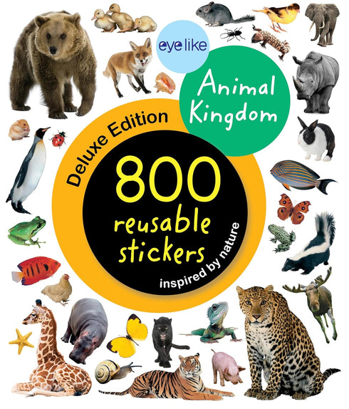 EYELIKE STICKERS DELUXE: ANIMAL KINGDOM - WORKMAN PUBLISHING