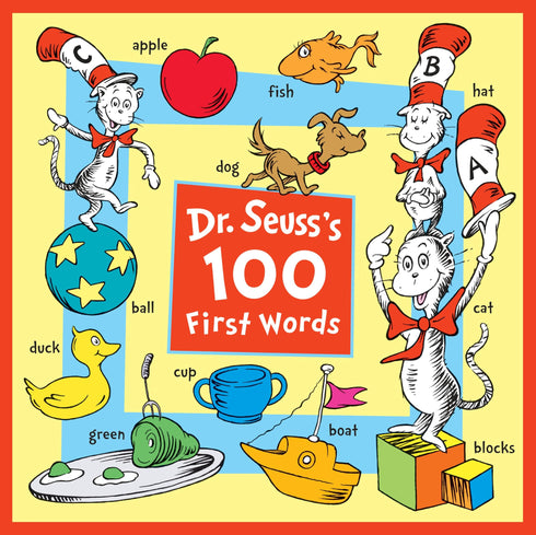 DR SEUSS'S 100 FIRST WORDS BOARD BOOK