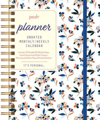 POSH 12 MONTH UNDATED PLANNER - ANDREWS MCMEEL
