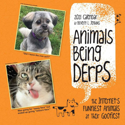 ANIMALS BEING DERPS 2021 WALL CALENDAR