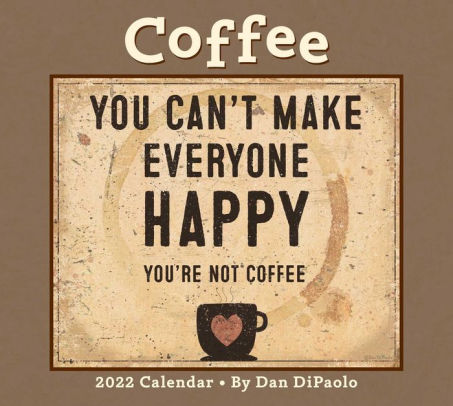 COFFEE 2022 DELUXE WALL CALENDAR