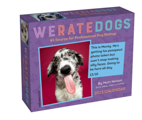 WERATEDOGS DTD CALENDAR - ANDREWS MCMEEL