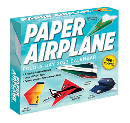 PAPER AIRPLANE 2023 DTD CALENDAR - ANDREWS MCMEEL