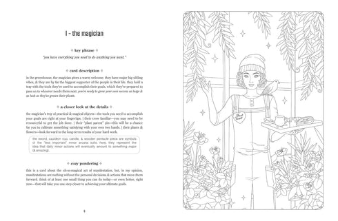 COZY WITCH TAROT COLORING BOOK -MEDEIROS. JANAINA