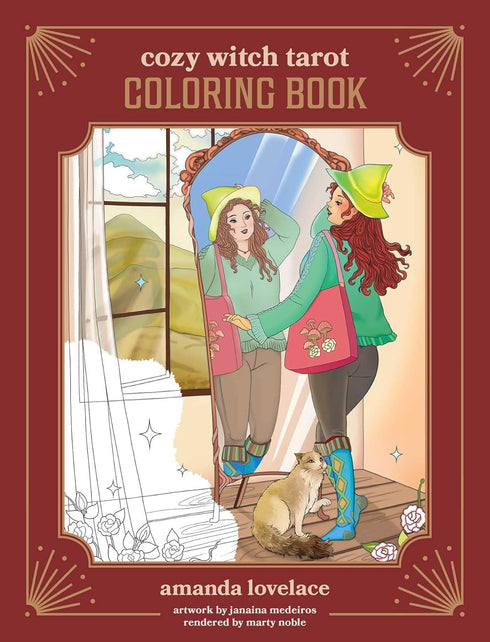COZY WITCH TAROT COLORING BOOK -MEDEIROS. JANAINA