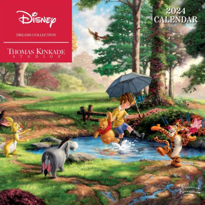DISNEY DREAMS COLLECTION BY THOMAS KINKADE STUDIOS: 2024 MINI WALL CALENDAR - KI