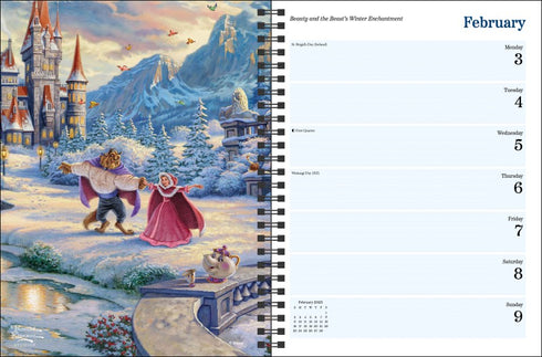 DISNEY DREAMS COLLECTION BY THOMAS KINKADE STUDIOS: 12-MONTH 2025 MONTHLY/WEEKLY