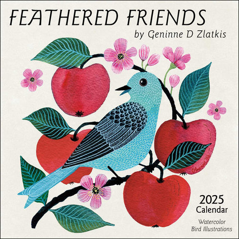 FEATHERED FRIENDS 2025 WALL CALENDAR
