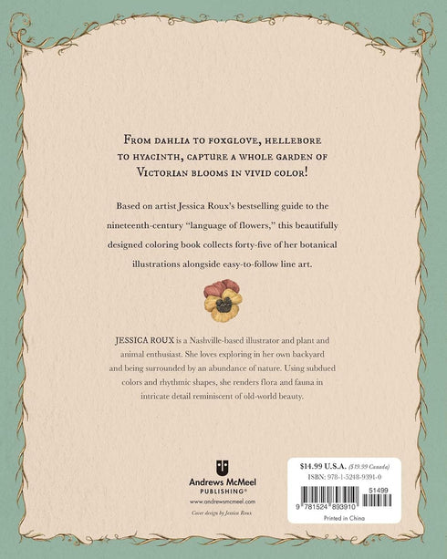 FLOROGRAPHY COLORING BOOK - ROUX. JESSICA