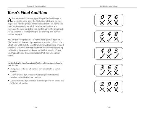 THE MURDER MYSTERY CLUB PUZZLE BOOK: MURDER IN THE VILLAGE - AYRES. LAURA JANE;