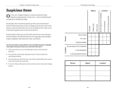 THE MURDER MYSTERY CLUB PUZZLE BOOK: MURDER IN THE VILLAGE - AYRES. LAURA JANE;