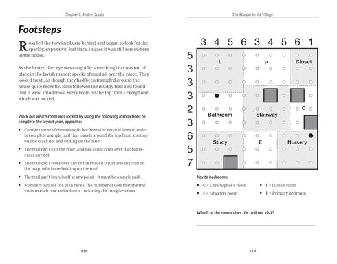 THE MURDER MYSTERY CLUB PUZZLE BOOK: MURDER IN THE VILLAGE - AYRES. LAURA JANE;