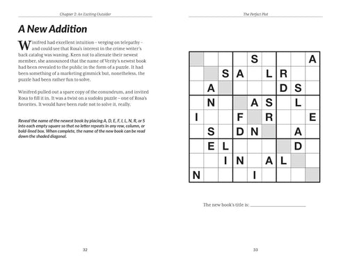 THE MURDER MYSTERY CLUB PUZZLE BOOK: THE PERFECT PLOT - AYRES. LAURA  JANE;