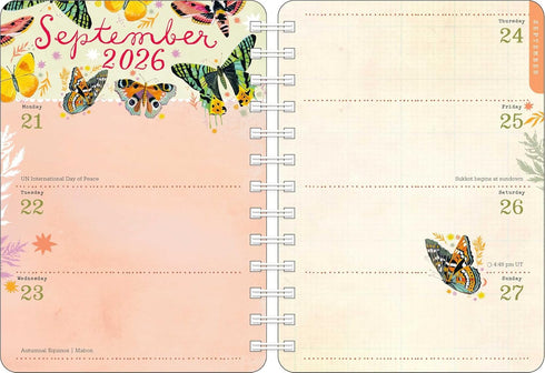 KATIE DAISY 2026 WEEKLY PLANNER CALENDAR