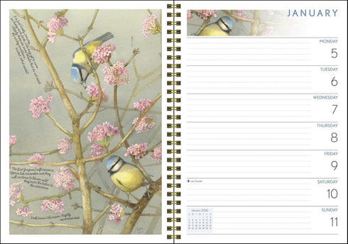 MARJOLEIN BASTIN NATURE'S INSPIRATION 12-MONTH 2026 ENGAGEMENT CALENDAR