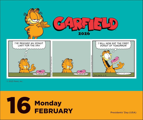 GARFIELD 2026 DAY-TO-DAY CALENDAR