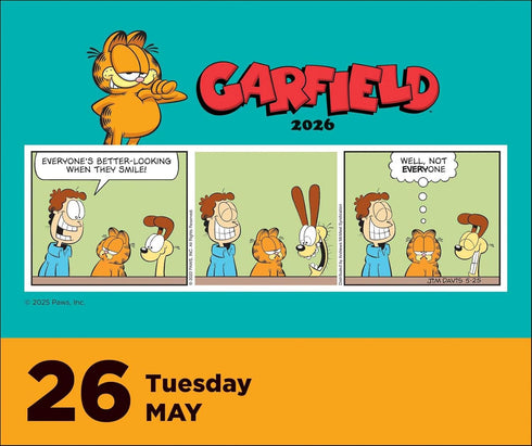 GARFIELD 2026 DAY-TO-DAY CALENDAR