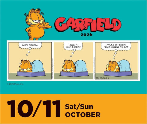 GARFIELD 2026 DAY-TO-DAY CALENDAR