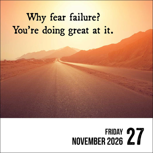 UNSPIRATIONAL 2026 DAY-TO-DAY CALENDAR