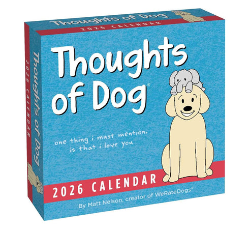 THOUGHTS OF DOG 2026 DAY-TO-DAY CALENDAR