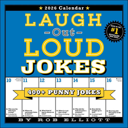 LAUGH-OUT-LOUD JOKES 2026 WALL CALENDAR