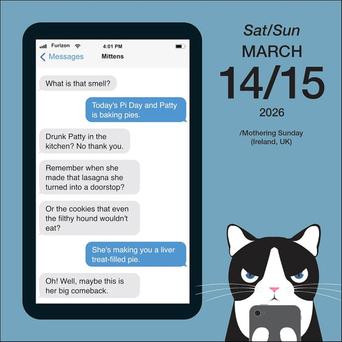 TEXTS FROM MITTENS THE CAT 2026 DAY-TO-DAY CALENDAR