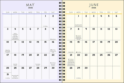 I AM MY OWN KIND OF BEAUTIFUL 16-MONTH 2025-2026 WEEKLY/MONTHLY PLANNER CALENDAR