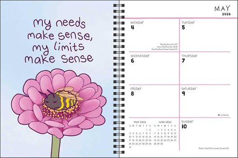 I AM MY OWN KIND OF BEAUTIFUL 16-MONTH 2025-2026 WEEKLY/MONTHLY PLANNER CALENDAR