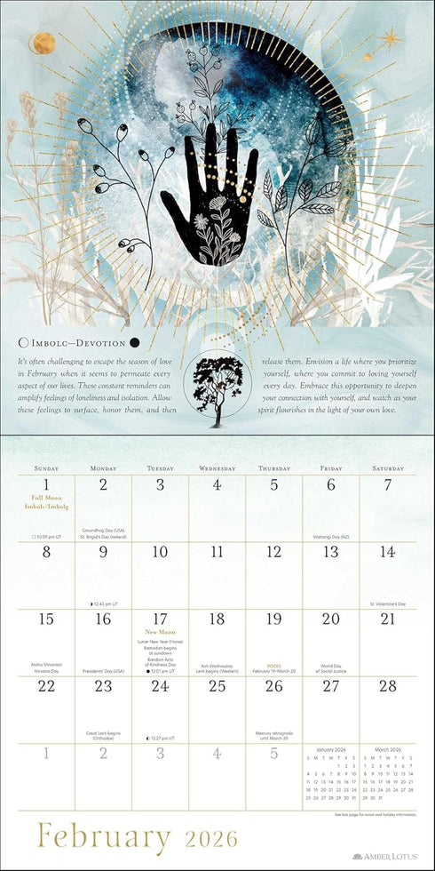 YEAR OF THE WITCH 2026 WALL CALENDAR