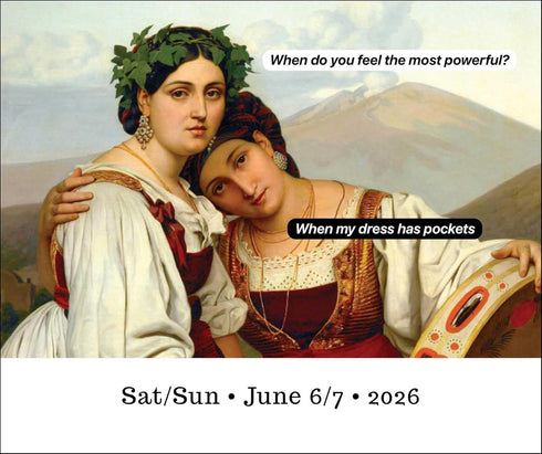 PUNK HISTORY 2026 DAY-TO-DAY CALENDAR: CLASSICAL ART, MODERN ATTITUDE