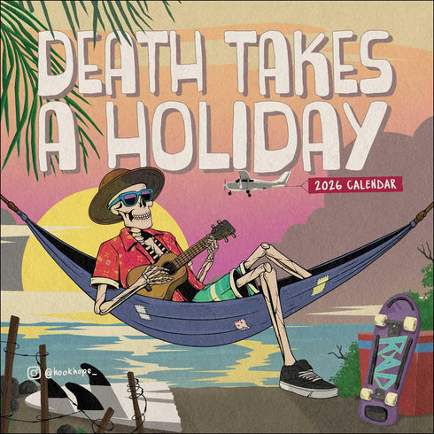 DEATH TAKES A HOLIDAY 2026 WALL CALENDAR