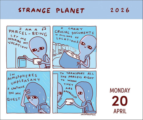 STRANGE PLANET 2026 DAY-TO-DAY CALENDAR