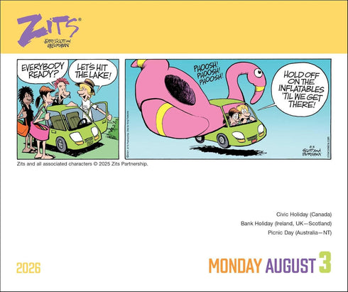 ZITS 2026 DAY-TO-DAY CALENDAR
