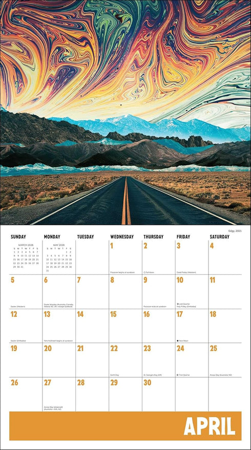 IMAGINARY REALMS 2026 DELUXE WALL CALENDAR