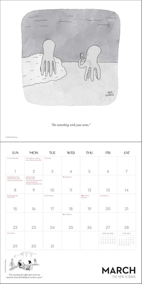 CARTOONS FROM THE NEW YORKER 2026 WALL CALENDAR