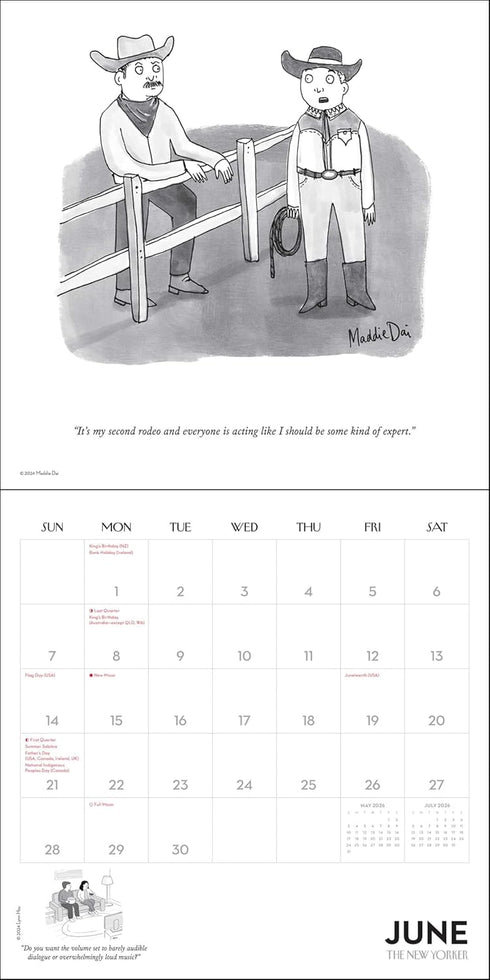 CARTOONS FROM THE NEW YORKER 2026 WALL CALENDAR