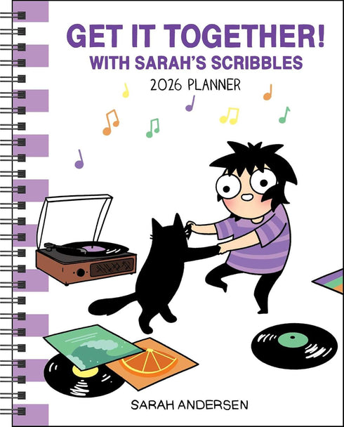 SARAH'S SCRIBBLES 12-MONTH 2026 MONTHLY/WEEKLY PLANNER