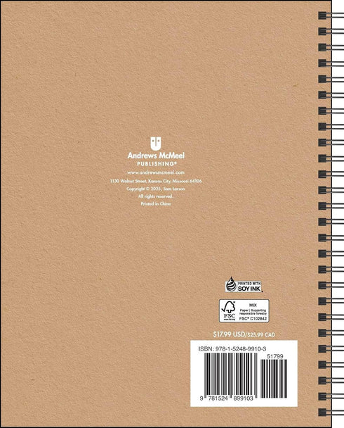 PARANORMAL PARKS 12-MONTH 2026 MONTHLY/WEEKLY PLANNER