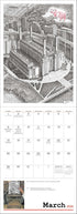 JAMES COOK TYPEWRITER ARTIST 2026 WALL CALENDAR
