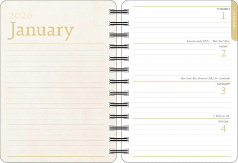 ZEN CAT 2026 WEEKLY PLANNER CALENDAR