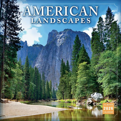 2026 AMERICAN LANDSCAPES 12X12 WALL CALENDAR