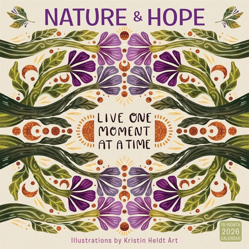 2026 NATURE AND HOPE 12X12 WALL CALENDAR - HELDT. KRISTIN