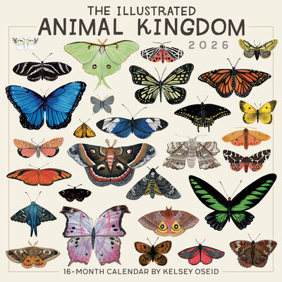 2026 THE ILLUSTRATED ANIMAL KINGDOM 12X12 WALL CALENDAR - OSEID. KELSEY