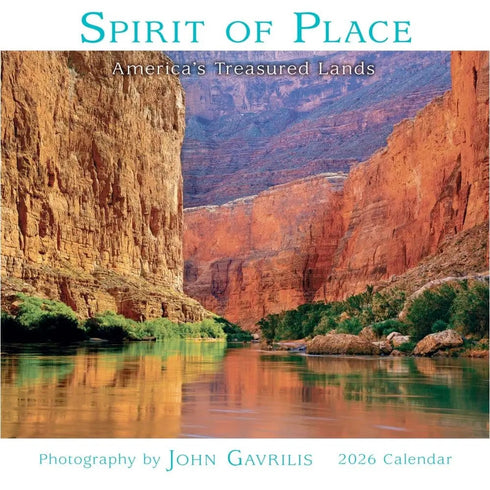 2026 SPIRIT OF PLACE: AMERICA'S TREASURED LAND 7X7 MINI WALL CALENDAR - GAVRILIS