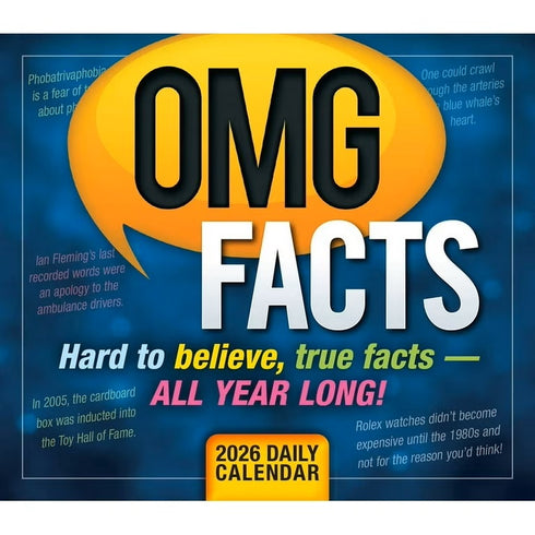 2026 OMG FACTS DAILY BOXED CALENDAR