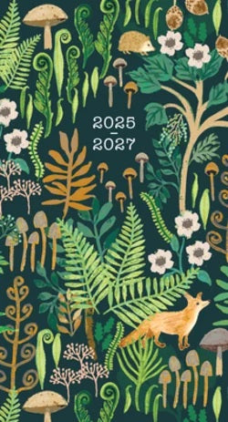 2025-2027 2-YEAR+ WOODLAND MUSHROOM POCKET PLANNER